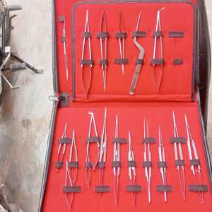 NOMIBROTHERS NB/9850 Ensemble de 32 instruments chirurgicaux ophtalmiques en acier pour la microchirurgie de la cataracte, garantie 5 ans - Product Image 3