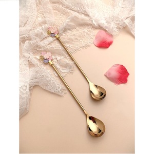 Kitchenware <b>Cutlery</b> Set Finishing Design Stainless Steel Fully Metal Design Gold <b>Cutlery</b> Tools Shiny Flatware <b>Cutlery</b> Set - Product Image 6