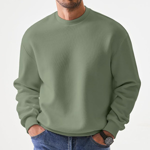 Sudaderas de Cuello Redondo para Hombre de Último Diseño, Sudaderas Básicas de Algodón Combinado Cómodas con Logotipo Personalizado Más Vendidas - Product Image 1