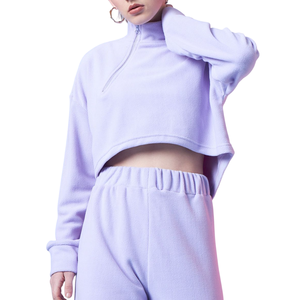 <b>Women's</b> Lightweight Fleece Crop <b>Top</b>, Breathable Half Zip Yoga <b>for</b> Fall Winter Workout Sweatshirt in 2025 Sportswear - Product Image 6