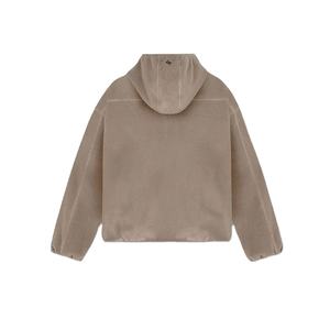 Cagoule à capuche pour homme de haute qualité, 650g, coupe classique, 100% coton, fermeture éclair, polaire, personnalisable avec logo OEM - Product Image 4
