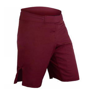 Premium 100% Polyester Satin MMA Fight Shorts Personnalisable BJJ Grappling Solid Pattern Drawstring Mma Shorts - Product Image 3