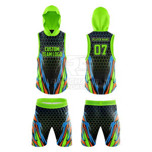 Conjunto de Uniforme de Fútbol 7 contra 7 Ligero, Tejido Transpirable, Camisetas Deportivas Personalizadas, Impresión por Sublimación Disponible - Product Image 3