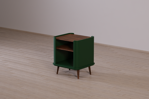 Mesa auxiliar de diseño minimalista de alta calidad de madera maciza de teca para muebles de sala de estar, muebles para el hogar, muebles de apartamento - Product Image 2