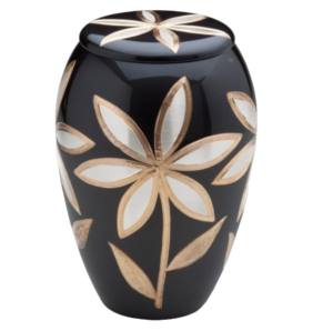 Urnas de cremación para adultos de aluminio Tree Of Life, urnas funerarias de Metal de gran venta con accesorios funerarios de Color azul marino, urnas de Metal - Product Image 3