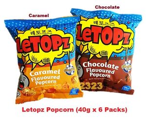 ขนมขบเคี้ยวป๊อปคอร์นเนื้อนุ่ม LETOPZ คุณภาพพรีเมียม ฮาลาล รสคาราเมล ช็อกโกแลต อบหวาน บรรจุภัณฑ์สุญญากาศ พร้อมรับประทาน ผลไม้และผักอบ - Product Image 5