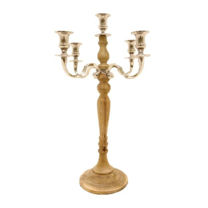Candélabre à 3 bras en laiton massif de qualité supérieure, orné et poli, pour décoration de table, idéal pour les mariages et événements – Meilleure vente - Product Image 6