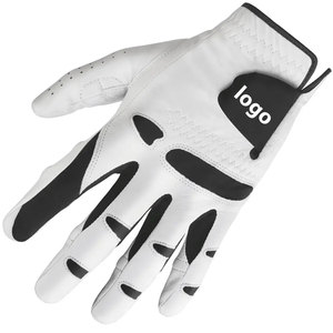 Venta caliente 100% Guantes de golf de cuero de piel de oveja real Premium Zurdo Logotipo personalizado Transpirable Cómodo Empuñaduras para deportes - Product Image 4