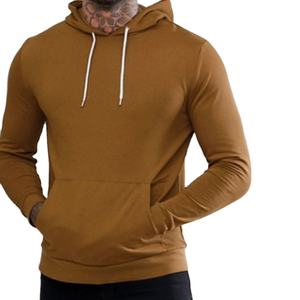 Hot Popular Men's Pullover Sweatshirt 100% Cotton <b>Black</b> Custom <b>Hoodies</b> with Embroidery for Spring 2026 - Product Image 1