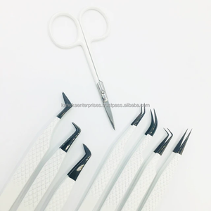 แหนบต่อขนตาแบบมืออาชีพ ผลิตจากสแตนเลสญี่ปุ่น พร้อมด้ามจับเพชร ป้องกันแม่เหล็ก  รับทำโลโก้ตามสั่ง - Product Image 4