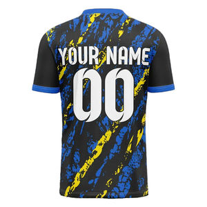 Venta al por mayor 2025 nuevo uniforme de fútbol Deportivo logotipo personalizado impresión camisetas de fútbol Transferencia de Calor 100% poliéster ligero secado rápido - Product Image 3