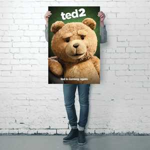 Póster de Diseño Moderno de Ted 2, Emocionante Anuncio: ¡Ted Volverá! - Product Image 5