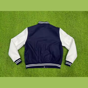 New Arrival Letterman Chenille Embroidered <b>Varsity</b> <b>Bomber</b> <b>Jacket</b> for <b>Men</b> OEM create your own style <b>jackets</b> - Product Image 3