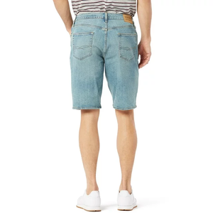 Short en jean délavé de grande taille pour hommes, pantalon personnalisé, short en jean d'été élégant de couleur unie pour hommes de BD - Product Image 5