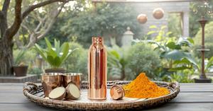 Pure Copper <b>Bottles</b> Joint Free with Ayurvedic Benefited 100% Pure & Leak Proof - Product Image 2