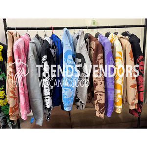 Sudaderas Asali de Invierno para Hombre, a la Moda, 100% Algodón, Felpa, Impresión Digital, Transpirables, Ecológicas, Talla Grande, Servicio OEM - Product Image 3