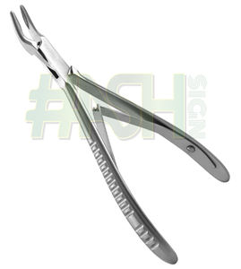 Blumenthal estándar quirúrgico endodoncia acero Instrumentos dentales Manual hueso Rongeur con ligera curva la base herramientas quirúrgicas - Product Image 4