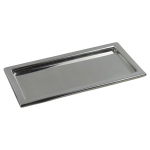 Bandeja de diseño de metal de hierro fundido de calidad original con bandeja completamente rectangular y diseño de acabado de color negro - Product Image 5