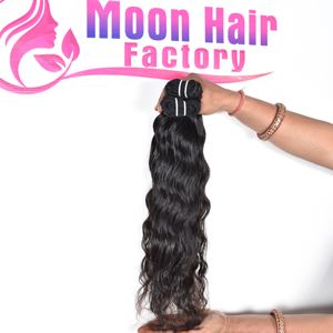 Cheveux humains vierges de qualité supérieure, 100% authentiques, non traités, avec cuticule intacte, prix de gros, fournisseur, mèches ondulées, non traitées, à vendre - Product Image 2