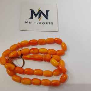 Ámbar resina conejo Ángel ecológico Tasbeeh oración cuentas islámico 100% producto hecho a mano buena calidad - Product Image 3