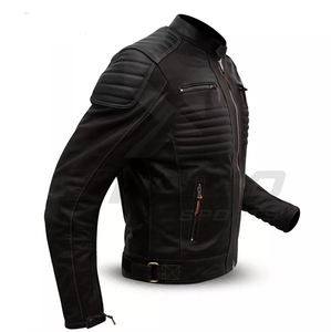 Veste de Moto en Cuir Véritable, Décontractée, en Peau de Mouton pour Homme, Nouvelle Collection 2023 - Product Image 6