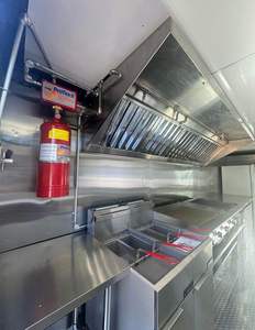 รถพ่วงขายอาหารเคลื่อนที่พร้อมกระจกและสแตนเลสสำหรับขายขนมและอาหารจานด่วน - Product Image 5