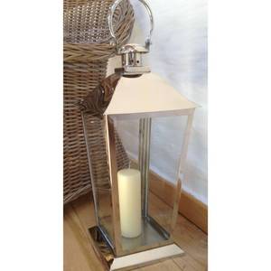 Portavelas de Navidad para interiores/exteriores de madera pulida, soporte de pilar de acero inoxidable Natural de larga duración, tarros de velas elegantes para - Product Image 5