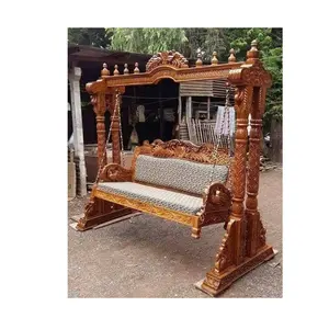 Indiase Koninklijke Rajasthan Stijl Vintage Hoge Kwaliteit Houten Schommel Moderne Houten Schommel Ontwerpen