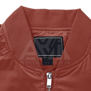 Blouson bomber homme léger et décontracté avec fermeture éclair et poches zippées, logo personnalisé OEM, vente en gros - Product Image 2