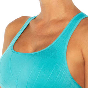 Sujetador Deportivo Ligero de alto soporte sin costuras para mujer, logotipo personalizado, diseño de Color sólido, lo último en Sujetador deportivo para tallas grandes - Product Image 5