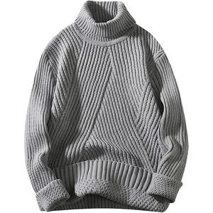 Suéter de Invierno para Hombre Ronpex International, Transpirable, Personalizado, de Moda, de Algodón/Lana, con Cuello Camisero y Manga Larga - Product Image 1