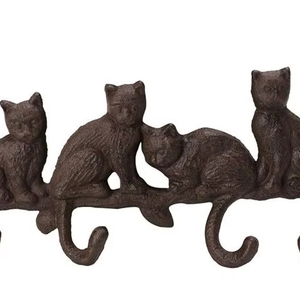 Most Trending Cast Aluminium 4-Walkies Bath <b>Towel</b> Hanger <b>Wall</b> Door Mountable Metal Hooks Home Use Multifunctional Clothes - Product Image 1