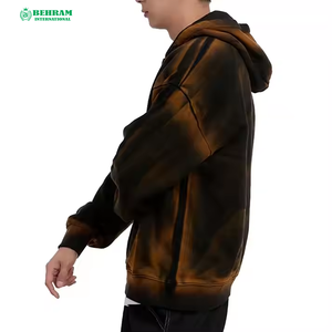 Sweat à capuche unisexe en molleton zippé de qualité supérieure, respirant, séchage rapide, longueur standard, coton épais, hiver - Product Image 3