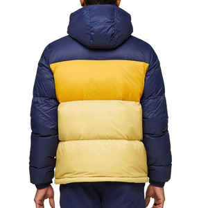 Chaqueta de Invierno Acolchada con Capucha para Hombre, Estilo Urbano, Personalizable al por Mayor, Diseño de Burbujas Cálidas para Exteriores, Frente de Lona y Poliéster - Product Image 2