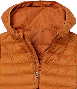 OEM Custom Slim Fit High Street Winter Coated Puffer <b>Jacket</b> Breathable Windproof Cotton-Filled Zipper Closure Men's Front Logo - Product Image 2