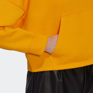 Venta al por mayor en línea Mujeres Ropa de gimnasia Entrenamiento Señoras Sudaderas con capucha Algodón de alta calidad Logotipo personalizado Sudadera con capucha Estilo de hombro caído de gran tamaño - Product Image 3