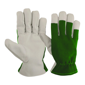 Vêtements de travail en cuir de chèvre Résistant aux étincelles Chaleur Réfléchissant Sécurité industrielle Construction Gants de jardin - Product Image 4