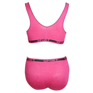 Conjunto de Sujetador Deportivo para Mujer (Z-166) - Rosa Oscuro - Product Image 2