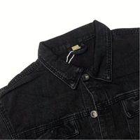 Vintage Denim Ceket Erkekler Kış Çok Cepli Çevre Dostu Retro Yıkanmış Sokak Giyimi Açık Hava Yüksek Kaliteli Göğüs Cepli