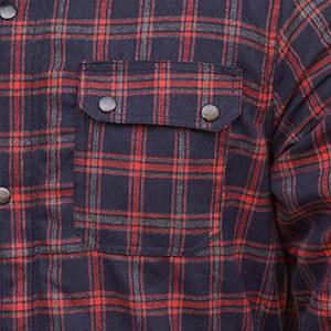 Trendy Biker Check <b>Shirt</b> <b>Men</b> Protective Motorcycle for Lined <b>Padded</b> Riding Touring Flannel Breathable % Cotton <b>Shirt</b> - Product Image 6