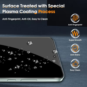 ฟิล์มกระจกนิรภัยป้องกันการมองเห็น สำหรับ Samsung <span class=keywords><strong>Galaxy</strong></span> ป้องกันรอยขีดข่วน ความแข็ง 9H ครอบคลุมเต็มจอ ฟิล์มกันรอยหน้าจอสำหรับ Android - Product Image 2