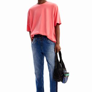 Camisa personalizable Vintage Stone Camiseta de lavado ácido de gran tamaño a la moda para hombres Ropa de fitness para hombre de talla grande 100% algodón - Product Image 3