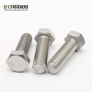 304/316สแตนเลส DIN 933สลักเกลียว Hex เต็มรูปแบบ OEM สแตนเลสสกรู Hex - Product Image 2