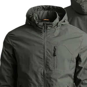 Chaqueta Bomber para Hombre 2026, Nueva Chaqueta Casual de Piloto, Chaqueta Táctica con Cremallera, Holgada, Cortavientos - Product Image 1