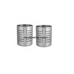 Soporte para cubiertos con Base de acero inoxidable, juego de soporte para utensilios de cocina de 2 cuchillos, palillos, cuchara, tenedor, soporte para restaurante en casa - Product Image 1