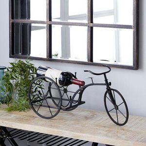 Metal Wine <b>Rack</b> Storage Holder Bar Display Stand Decorative 10 Wine Bottles Holder Premium Quality Wine Bottle <b>Rack</b> - Product Image 1