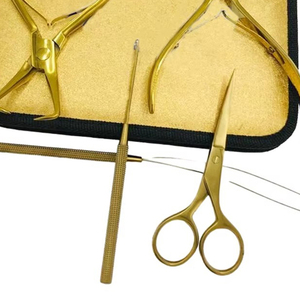 Juego de Herramientas para Extensiones de Cabello al Mejor Precio de Fábrica, Alicates Profesionales para Extensiones de Cabello con Microperlas, Clips y Estuche de Lujo - Product Image 2