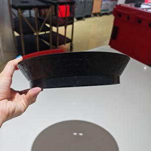 Plateau de service ovale en plastique SB01 pour frites, poulet frit, snacks et chips, idéal pour la maison, les bars et les KTV - Product Image 5