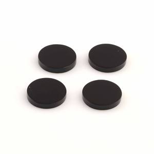 Forma redonda de moneda de ónix negro natural, moneda redonda de ónix negro, moneda de forma redonda de ónix negro plano - Product Image 4