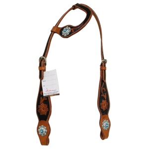 Cabestro Occidental de Alta Calidad con una Orejera, Accesorio Ecuestre de Cuero Duradero para Dueños de Caballos, Producto de Calidad al por Mayor - Product Image 1